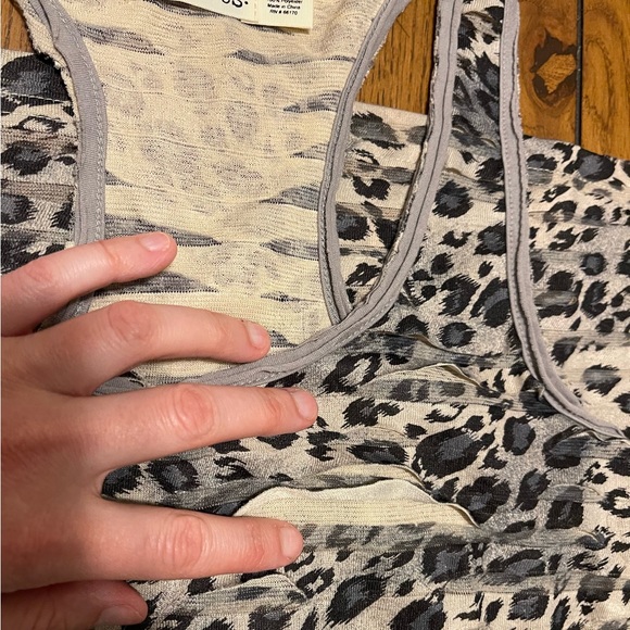 By Corpus Leopard Print Racerback Top - Picture 5 of 8